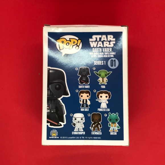 Funko POP! Star Wars Blue Box Darth Vader #01 Vinyl Figure 2010 - Picture 3 of 7